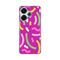 Silikonska futrola PRINT - Xiaomi Redmi 13 Happy Lines pink.