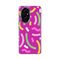 Silikonska futrola PRINT - Huawei Honor 200 Happy Lines pink.