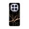 Silikonska futrola PRINT - Xiaomi Redmi Note 14 Pro 5G (EU) All black (crni).