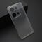 Silikonska futrola ultra tanka (skin) PROTECT - Xiaomi Redmi Note 14S 4G providna (bela) (MS).
