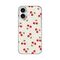 Silikonska futrola PRINT - iPhone 16 6.1 Cherry and Flowers.
