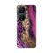 Silikonska futrola PRINT - Huawei Honor X7b Purple Gold Marble.