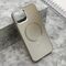 Futrola COLOR METAL MagSafe - iPhone 13 (6.1) srebrna (MS).