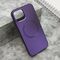 Futrola COLOR METAL MagSafe - iPhone 12/12 Pro (6.1) ljubicasta (MS).