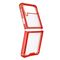 Futrola providna TPU - Samsung F721B Samsung F721 Galaxy Z Flip 4 crvena.