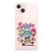 Silikonska futrola ultra tanka (skin) PRINT CLEAR - iPhone 13 (6.1) LBB004 (MS).