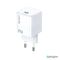 Kucni punjac Pluginn PI-D73-27w, PD 3.0, PPS, 27W sa PD iPhone lightning kablom beli CE.