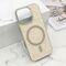 Futrole GLAM GLOW MagSafe - iPhone 16 Pro (6.3) siva (MS).