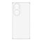 Silikonska futrola ultra tanka (skin) PROTECT - Huawei Honor 70 providna (bela) (MS).