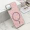 Futrole GLAM GLOW MagSafe - iPhone 11 (6.1) roze (MS).