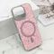 Futrole GLAM GLOW MagSafe - iPhone 16 Pro (6.3) roze (MS).