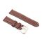 Narukvica elegant relief kozna - smart watch 22mm tamno braon.