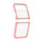 Futrola Color HD - Samsung F721B Samsung F721 Galaxy Z Flip 4 roze.
