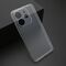 Silikonska futrola ultra tanka (skin) PROTECT - Xiaomi Redmi Note 14 4G providna (bela) (MS).