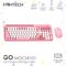 Combo mis tastatura wireless Fantech WK-899 GO mochi101 pink.