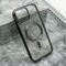 Futrola providna ELEGANT MAGSAFE - iPhone 15 Pro Max (6.7) crna (MS).