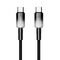 USB data kabl MOXOM MX-CB309 PD 60W Fast Type-C na Type-C crni (MS).