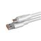 Data kabl KONFULON DL25, 5A, 120W, USB na Type C beli 1m.