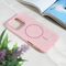 Futrola Magsafe Sparkle Dust - iPhone 16 Pro roze.