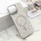 Futrola GLAM GLOW MagSafe - iPhone 16 Pro Max (6.9) srebrna (MS).
