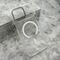Futrola COLOR RING MagSafe - iPhone 17 Pro Max (6.9) bela (MS).