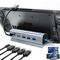 Adapter Type C JWD-TC58 na LAN, PD, HDMI, 3x USB 3.0 6 u 1 sivi.