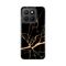 Silikonska futrola PRINT - Huawei Honor X8c All black (crni).
