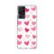 Silikonska futrola PRINT Skin - A1 Alpha Eco Pink Hearts.