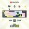 Tastatura Mehanicka Gaming Fantech MK878S RGB Atom 104S Mori bela (Red switch).