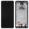 LCD displej (ekran) - Samsung A725 Galaxy A72 4G + touchscreen + frame black (crni) OLED.