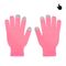 Rukavice - touch screen RY M (22cm) pink.