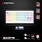 Tastatura Mehanicka Gaming Fantech MK921 Maxfit 8 Wireless white (beli) brown switch.