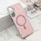 Futrola GLAM GLOW MagSafe - Samsung A166 Galaxy A16 5G roze (MS).