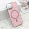Futrola GLAM GLOW MagSafe - iPhone 15 roze (MS).