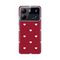 Silikonska futrola PRINT Skin - ZTE Blade A54 Burgundy Hearts.