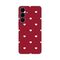 Silikonska futrola PRINT Skin - Samsung S731B Galaxy S25 Fe Burgundy Hearts.