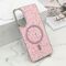 Futrola GLAM GLOW MagSafe - Samsung S937 Galaxy S25 Edge 5G roze (MS).