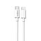 USB data kabl Moxom MX-CB127 Type C na Lightning PD 30W 20cm beli (MS).