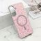 Futrola GLAM GLOW MagSafe - Samsung A366 Galaxy A36 5G roze (MS).