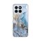 Silikonska futrola PRINT - Huawei Honor X8b Blue Gold Marble.