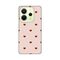Silikonska futrola PRINT - Xiaomi Redmi Note 14 4G (SRB) Beige Hearts.