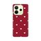 Silikonska futrola PRINT Skin - Xiaomi Redmi Note 14 4G (SRB) Burgundy Hearts.