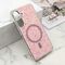 Futrola GLAM GLOW MagSafe - Samsung A556 Galaxy A55 5G roze (MS).