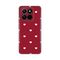 Silikonska futrola PRINT Skin - Honor X7d 4G/400 Smart 5G Burgundy Hearts.