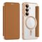 Futrola Magsafe Lux na preklop - Samsung S941 Galaxy S26 braon.