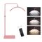 Podna LED lampa Half moon roze.