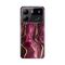 Silikonska futrola PRINT - ZTE Blade A54 Burgundy.