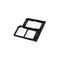 Ulozak - SIM za Samsung A315F Galaxy A31 black (crni) (MS).