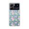 Silikonska futrola PRINT Skin - ZTE Blade A54 Soft Flowers.
