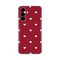 Silikonska futrola PRINT Skin - Samsung A576 Galaxy A57 5G Burgundy Hearts.